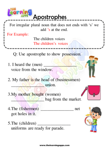 Apostrophe Worksheet 09