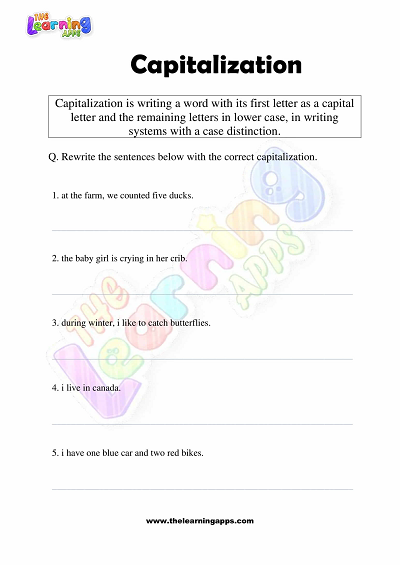 Capitalization-Worksheets-Grade-1-Activity-3