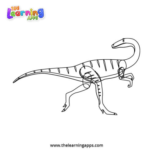 Coelophysis Coloring Worksheet