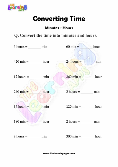 Converting-Time-Worksheets-Grade-3-Activity-1