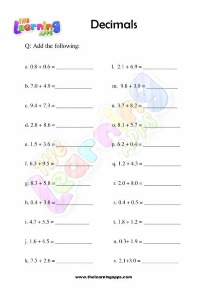 Decimals 01