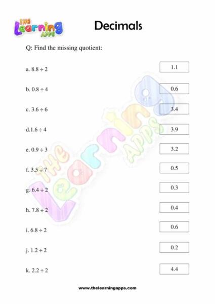 Decimals 07