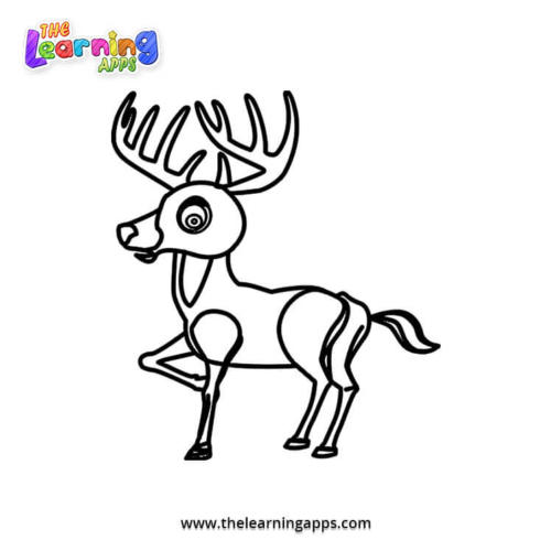 Deer Coloring Page