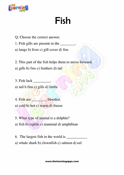 Fish-Worksheets-Grade-3-Activity-2