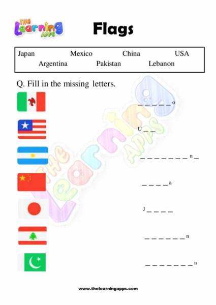 Flag Worksheet 03