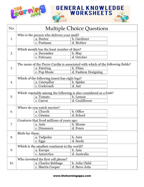 General Knowledge Quiz 02