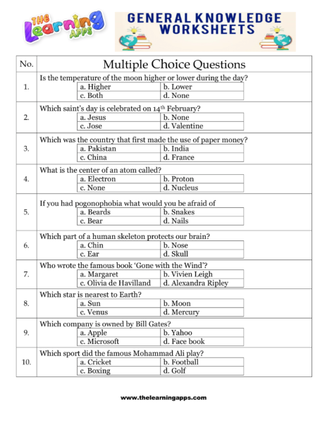 General Knowledge Quiz 09