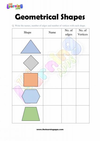 Geometrical Shapes - Grade 2 - Activity 4