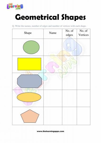 Geometrical Shapes - Grade 2 - Activity 5