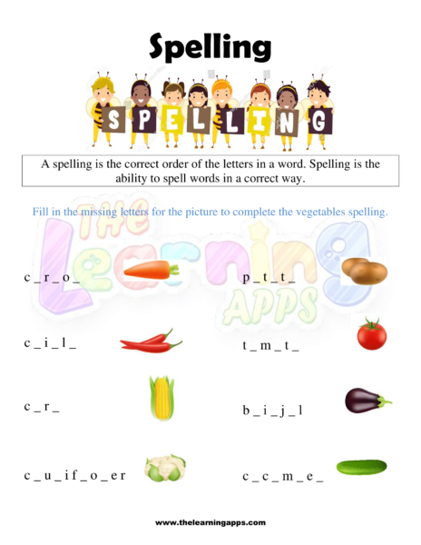 Grade 2 Spelling Worksheet 03