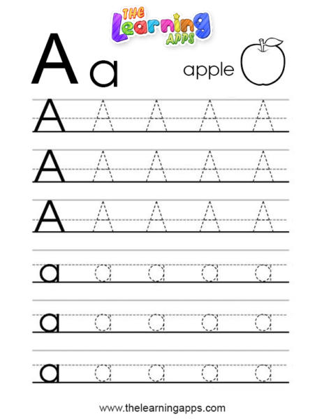 Letter A Worksheet 03