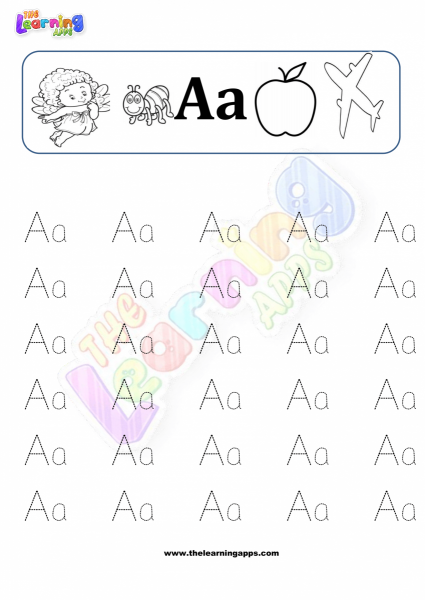 Letter A Worksheet 04