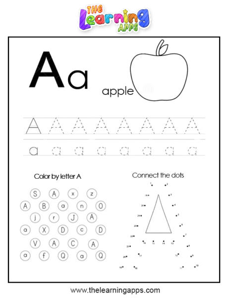 Letter A Worksheet 07