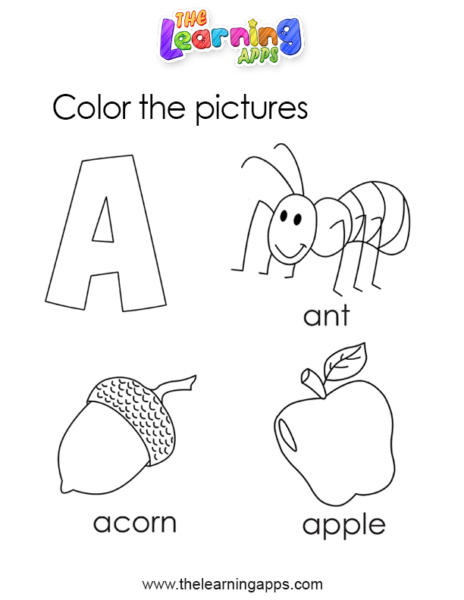 Letter A Worksheet 09