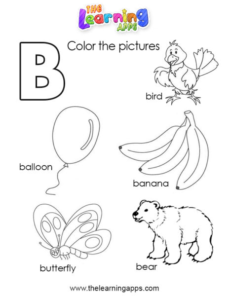 Letter B Worksheet 01