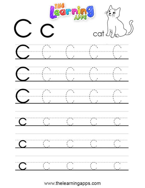 Letter C Worksheets 04