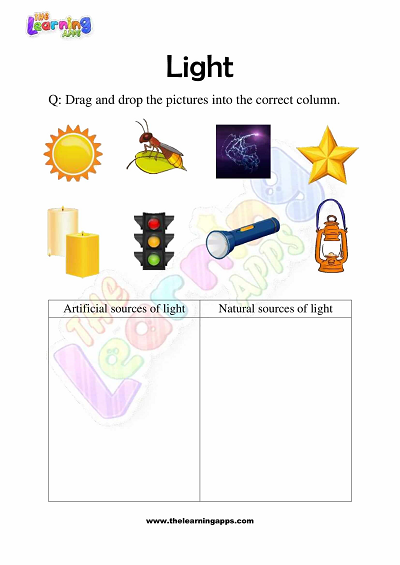 Light-Worksheets-Grade-3-Activity-6