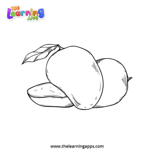 Mango Coloring Worksheet