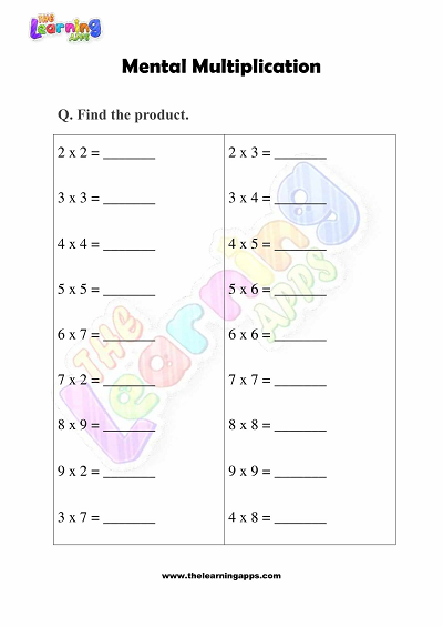 Mental-Multiplication-Worksheets-Grade-3-Activity-1