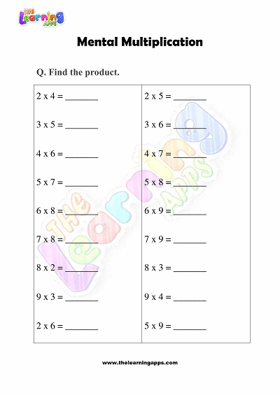 Mental-Multiplication-Worksheets-Grade-3-Activity-2