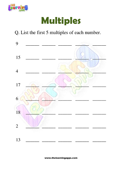 Multiples-Worksheets-Grade-3-Activity-2