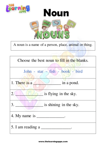 Noun Worksheet 05