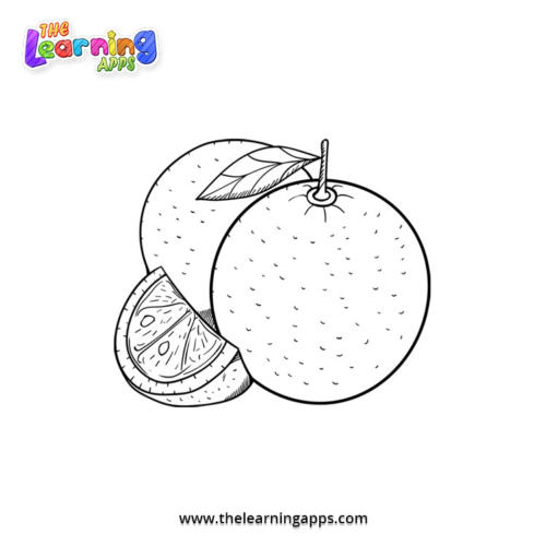 Orange Coloring Worksheet