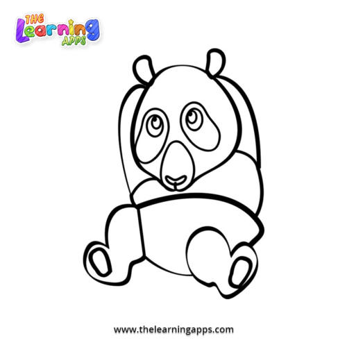 Panda Coloring Page