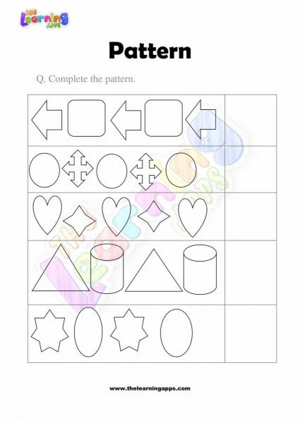 Pattern Worksheet - Grade 2 - Activity 6