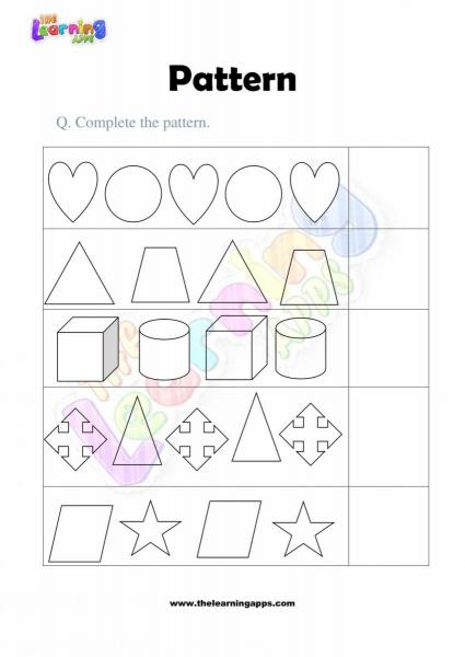 Pattern Worksheet - Grade 2 - Activity 9