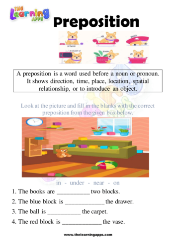 Preposition Worksheet 04