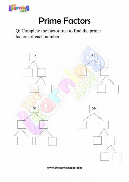 Prime Factors - Grade 2 - Activity 5