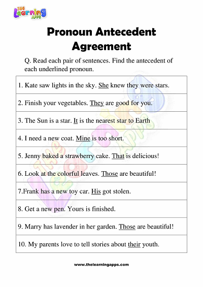 Pronoun-Antecedent-Agreement-Worksheets-Grade-3-Activity-3