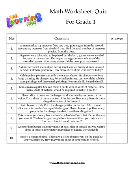 Quiz Worksheet 02