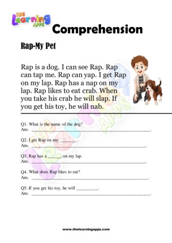 Rap - My Pet Comprehension