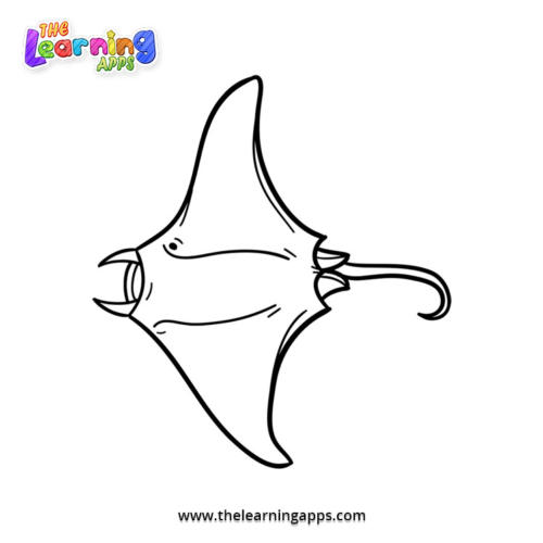 Rayfish Coloring Worksheet