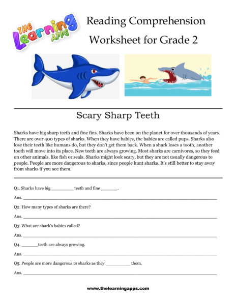 Scary Sharp Teeth Comprehension