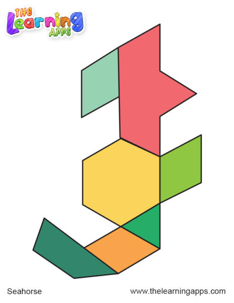 Tangram : Seahorse