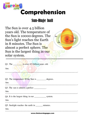 Sun-Huge Ball Comprehension