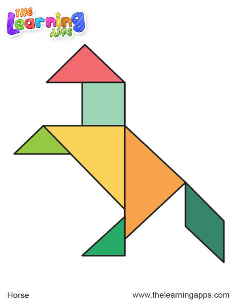 Tangram : Horse