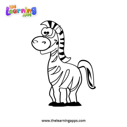 Zebra Coloring Page