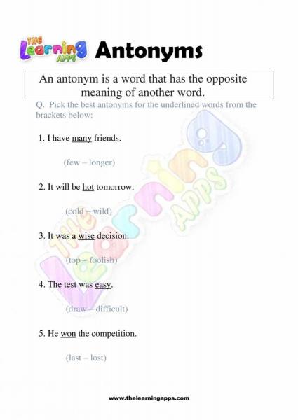 Antonyms-Worksheet-06