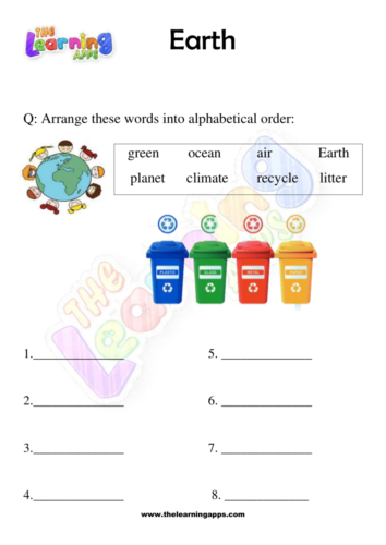 Earth Worksheets 10